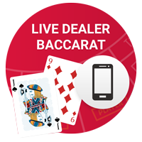 Baccarat with live dealer